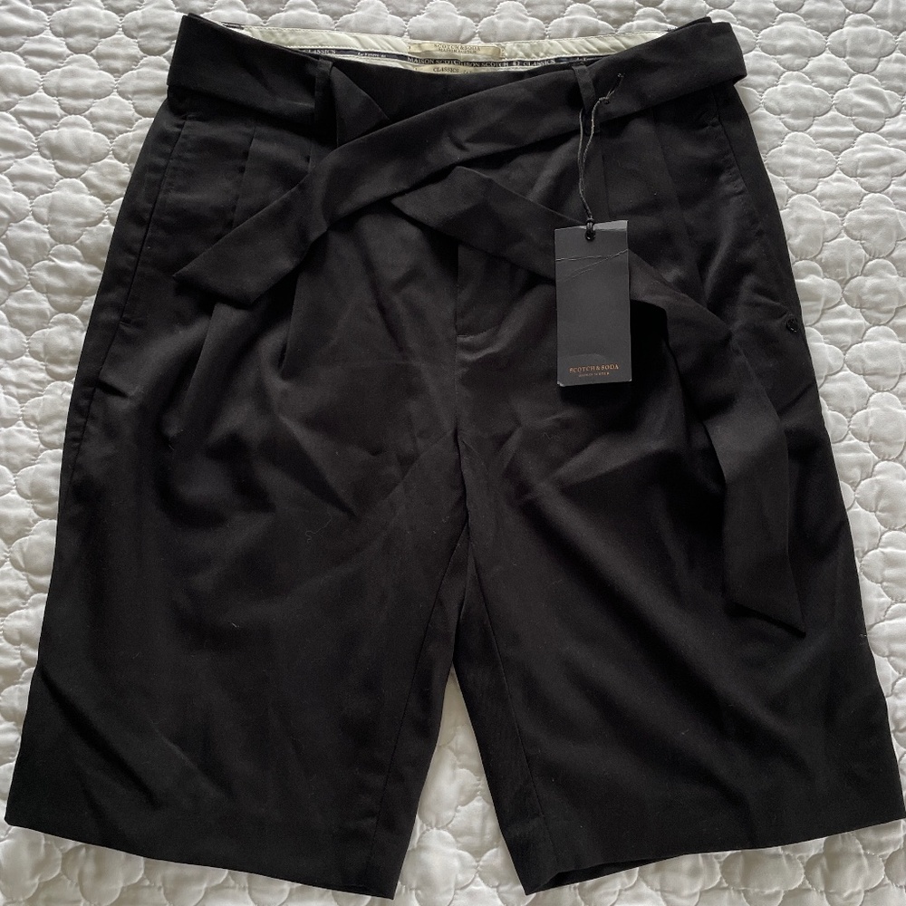 NWT!‎ Scotch & Soda Classics Longer Length Tailored Shorts Size Small